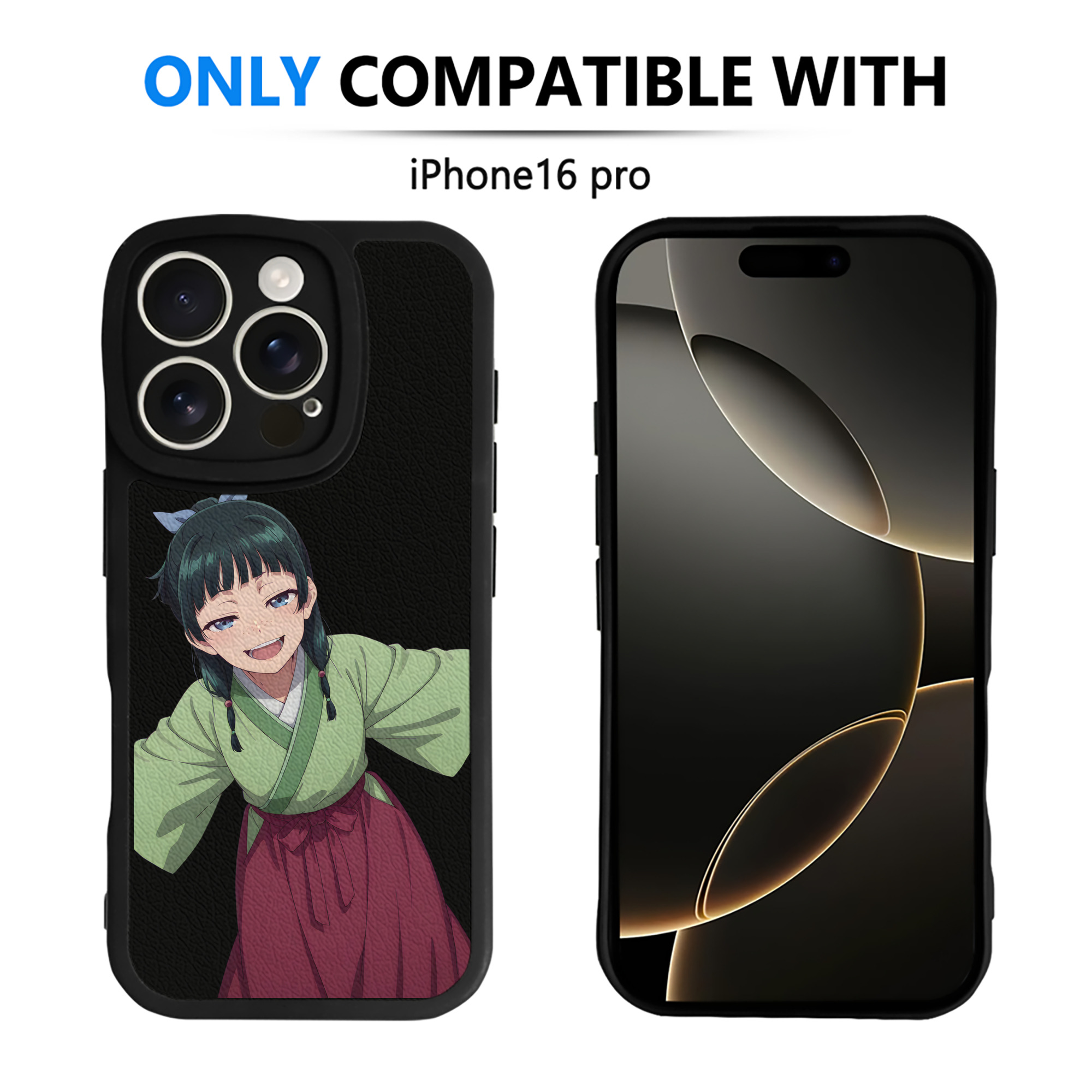 薬屋のひとりごと The Apothecary Diaries 【iPhone 16シリーズ対応】シリコンスマホケース（レザー調） 材質：シリコン
